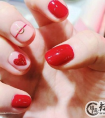 红色系美甲图片2018新款式 秋冬最好看红色美甲图片