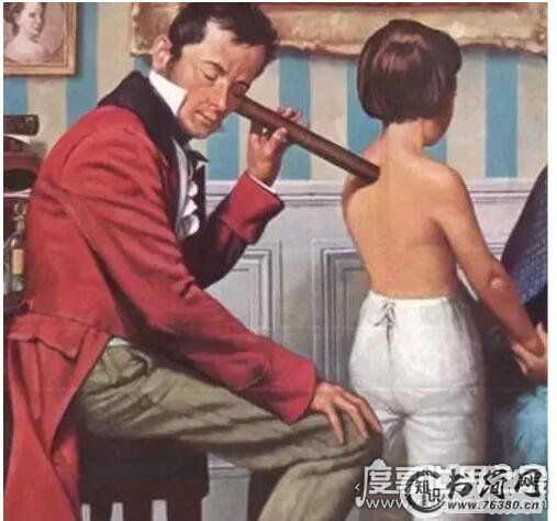 听诊器是谁发明的,法国名医雷奈克最先发明了听诊器