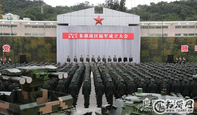 中国5大战区实力排名，东部战区实力最强(西部战区面积最大)