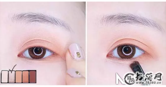 倒影眼线的画法教程图解 减龄又显眼睛大眼妆get起来