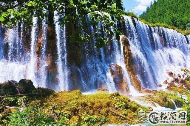 中国最宽的瀑布,九寨沟诺日朗瀑布(震后两年再开放比震前更壮观)