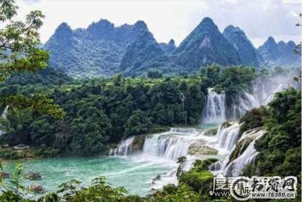 亚洲最大的跨国瀑布,德天大瀑布(电视剧《花千骨》取景地)