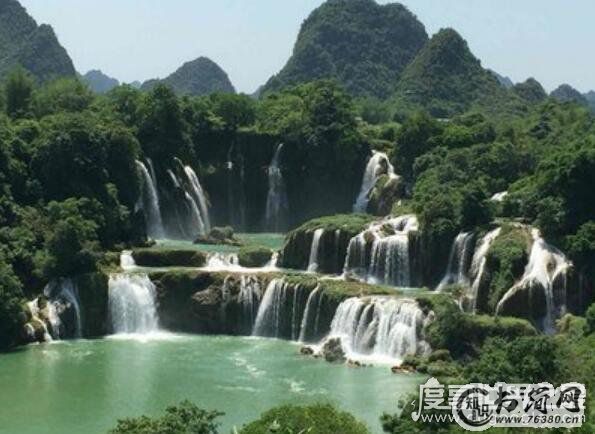 亚洲最大的跨国瀑布,德天大瀑布(电视剧《花千骨》取景地)