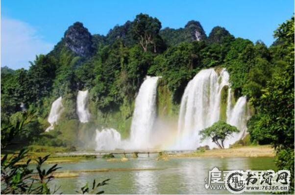亚洲最大的跨国瀑布,德天大瀑布(电视剧《花千骨》取景地)