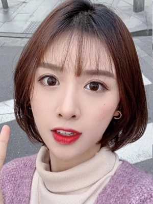 夏季的韩式短发发型女