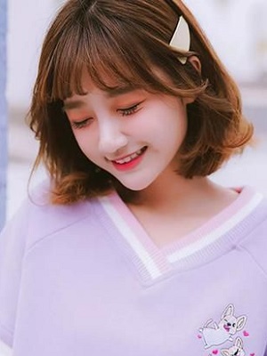 夏季的韩式短发发型女