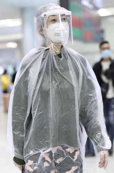 韩雪全副武装防护