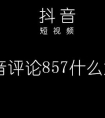 857暗示什么意思，网络用语857啥意思