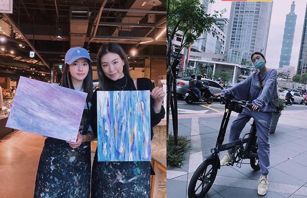 高以翔女友开心骑马