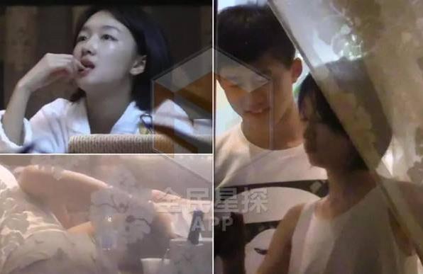 周冬雨田明鑫不拉窗帘