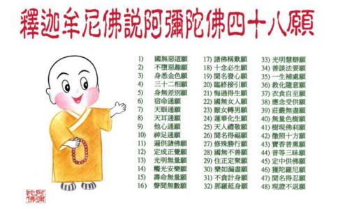 怎样向有缘人介绍阿弥陀佛四十八愿? 怎样向有缘人介绍阿弥陀佛四十八愿?