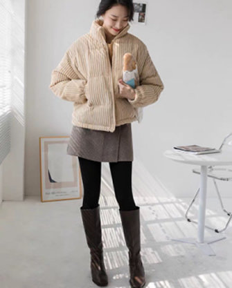 打底裤怎么搭配好看：打底裤百搭示范欣赏