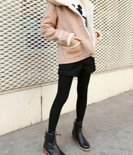 打底裤怎么搭配好看：打底裤百搭示范欣赏