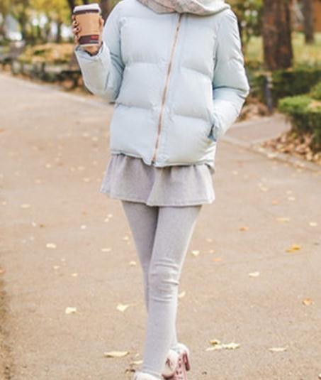 打底裤怎么搭配好看：打底裤百搭示范欣赏