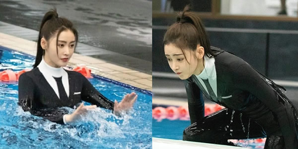 张天爱西装泳衣是哪个综艺