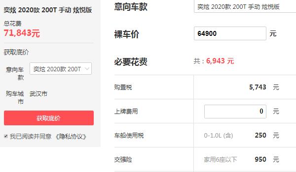 东风风神奕炫多少钱 售价6.49万百公里油耗仅为5.6L