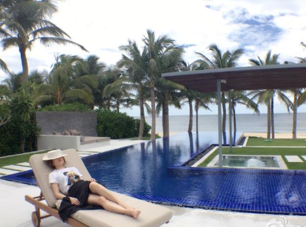 张韶涵被曝买下太平洋小岛