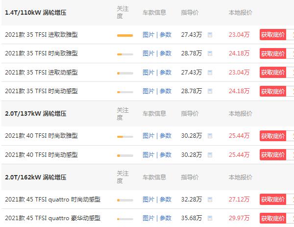 奥迪q3多少钱一辆 2021款奥迪q3仅23万一辆