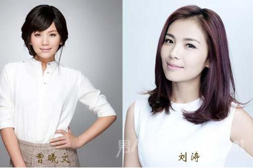 曹曦文的电视剧有哪些：曹曦文和刘涛的对比照