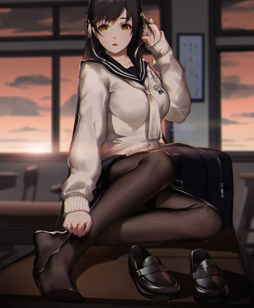 动漫十大美腿美少女(动漫中丝袜美腿系列10部)