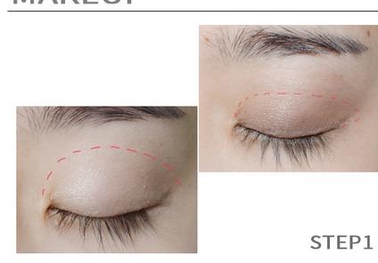 单眼皮怎么画眼妆