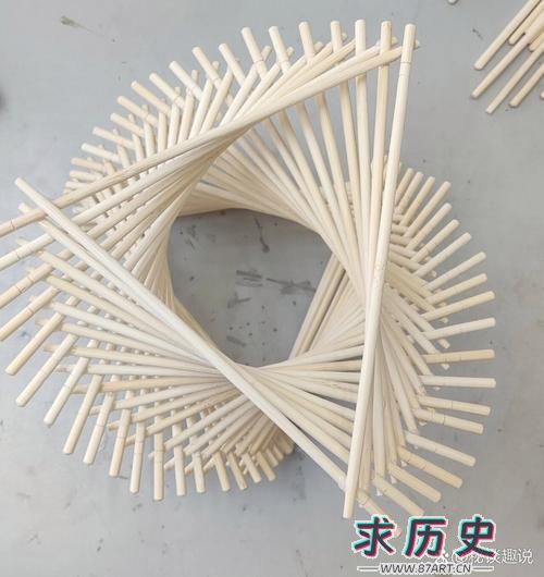 筷子立体构成作品图