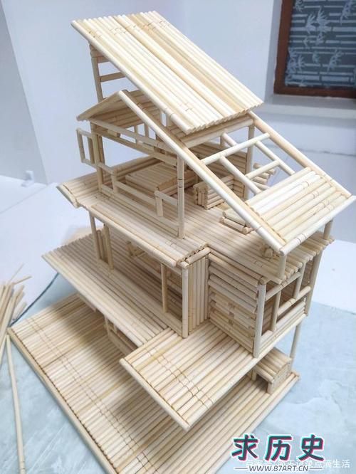 筷子立体构成作品图