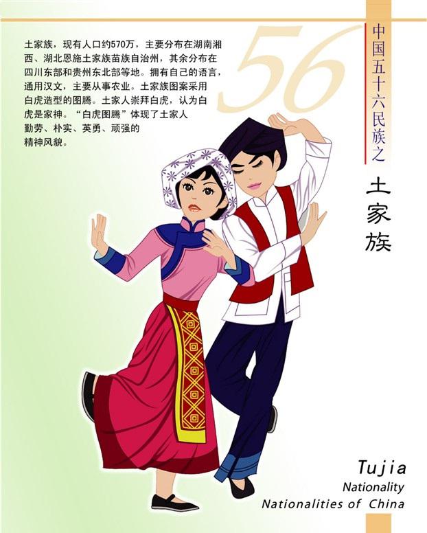 土家族简介(卡通版) 土家族简介(卡通版)